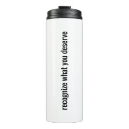 Wat u verdient thermische getumbler thermosbeker