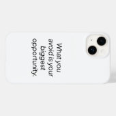 Wat u vermijdt iPhone Case (Achterkant (horizontaal))