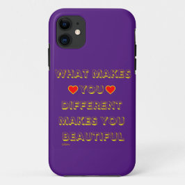 WAT U VERSCHILLEND MAAKT U MOEILIJK Case-Mate iPhone CASE