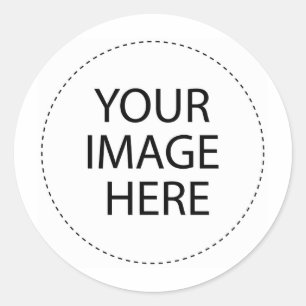 Wat u wenst ronde sticker