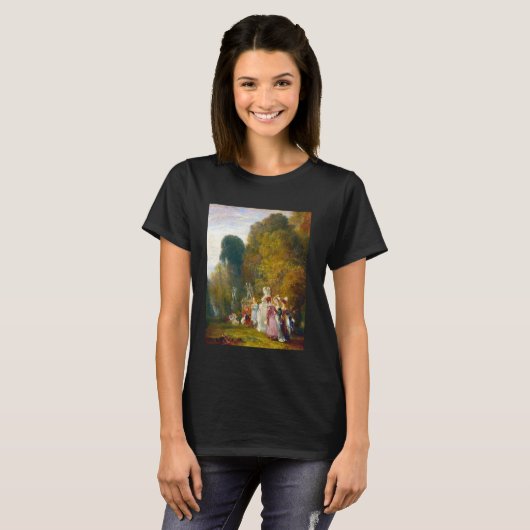 Wat u wilt J.M.W. Turner Romantiek Landschap T-shirt (Voorkant volledig)