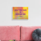 Wat u zoekt Rumi Quote Typografie Canvas Afdruk (Insitu (Woonkamer))