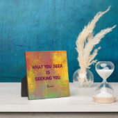 Wat u zoekt Rumi Quote Typografie Fotoplaat (Insitu)