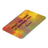 Wat u zoekt Rumi Quote Typografie Magneet (Linkerzijde)