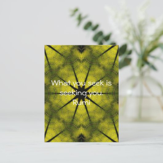 Wat u zoekt Rumi Wisdom Attractie Citaat Briefkaart (Staand voorkant)