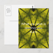 Wat u zoekt Rumi Wisdom Attractie Citaat Briefkaart (Voorkant / Achterkant)