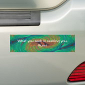 Wat u zoekt Rumi Wisdom Attractie Citaat Bumpersticker (Op auto)
