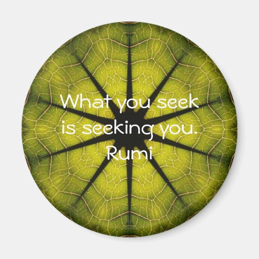 Wat u zoekt Rumi Wisdom Attractie Citaat Magneet (Voorkant)