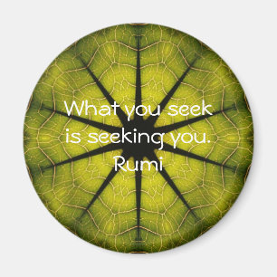 Wat u zoekt Rumi Wisdom Attraction Quotation Magneet
