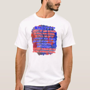 "Wat??" Uitgeschakeld Veteran gezegde NObama! T-shirt