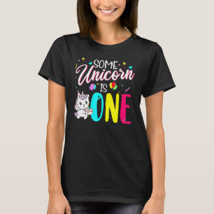 Wat Unicorn is één eerste geboorte van één jaar ou T-shirt
