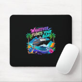 Wat uw boot ook drijft cruise squad team strand muismat (Met muis)