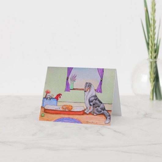 Wat van u is is mijn 4x6 notecard kaart (Voorkant)