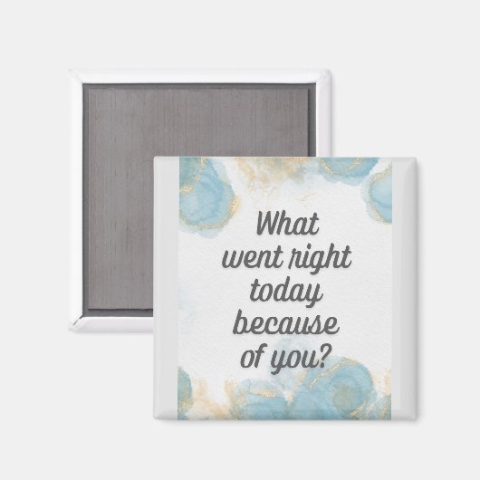 Wat vandaag in het dagboek ging magneet (Voorkant / Achterkant)