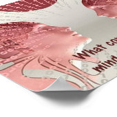 Wat verbruikt je geest regelt je leven poster (Hoek)