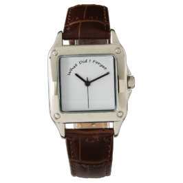 Wat vergat ik ?- Dameshorloges . Horloge