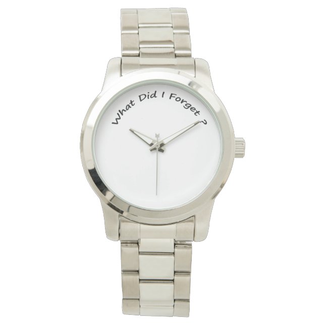 Wat vergat ik ?- Dameshorloges . Horloge (Voorkant)