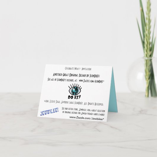 Wat vieren? (Achterkant)