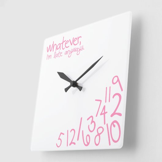 wat vierkante klok (Hoek)