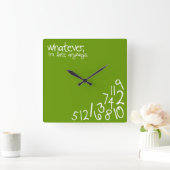 wat vierkante klok (Huis)