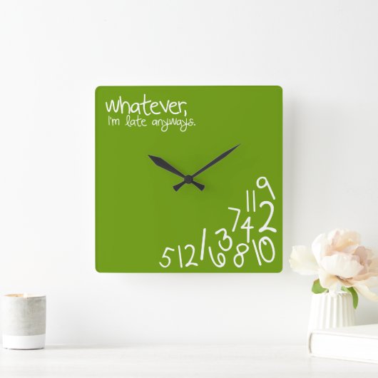 wat vierkante klok (Huis)