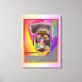 Wat volgende gezicht nieuwigheid canvas afdruk