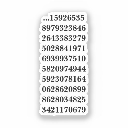 Wat volgt 3.14 sticker (Voorkant)