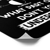 Wat voor deel begrijpt u de HVAC-technicus niet? Poster (Hoek)