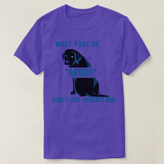 Wat voor deel van AROOO Didnt U begrijpt T-shirt (Design voorkant)
