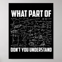 Wat voor deel van begrijp je niet grappige Wiskund