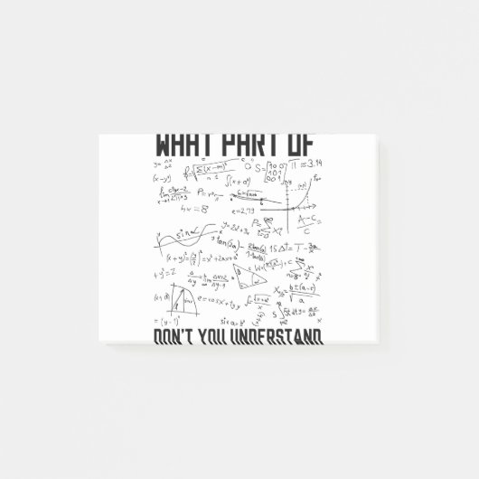 Wat voor deel van begrijp je niet? post-it® notes (Voorkant)