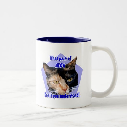 Wat voor deel van de maow! Mok van Calico-katten (Rechts)