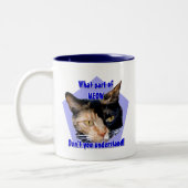 Wat voor deel van de maow! Mok van Calico-katten (Links)