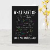 Wat voor deel van de wiskunde begrijp je niet? kaart (Gele Bloem)