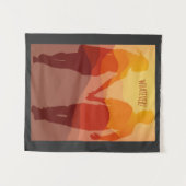 Wat voor eeuwig romantisch koppel handen vasthoudt wandkleed (Voorkant (horizontaal))