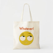 Wat voor emoji tote bag (Voorkant)