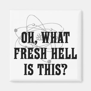 Wat voor frisse hel is dit? magneet