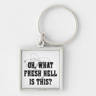 Wat voor frisse hel is dit? sleutelhanger