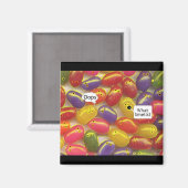 Wat voor geur is er? Jelly Beans Magneet (Voorkant / Achterkant)