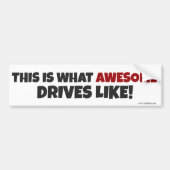 Wat voor Geweldige schijven Bumpersticker (Voorkant)