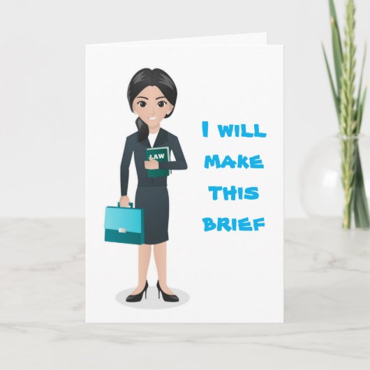 WAT VOOR HOESJE DAN OOK IS "ADVOCAAT HUMOR" KAART (Voorkant)