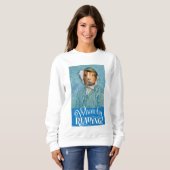 Wat voor lezing? Lachend en schattig sweatshirt (Voorkant volledig)