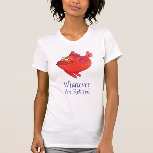 Wat voor roodbruinvissen ook maar roze t-shirt (Voorkant)