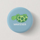 Wat voor schildpad ronde button 3,2 cm (Voorkant)
