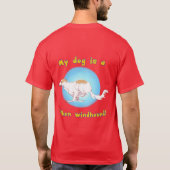 Wat voor soort hond is dat? (Silken windhond) T-shirt (Achterkant)