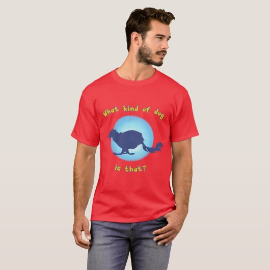 Wat voor soort hond is dat? (Silken windhond) T-shirt (Voorkant volledig)