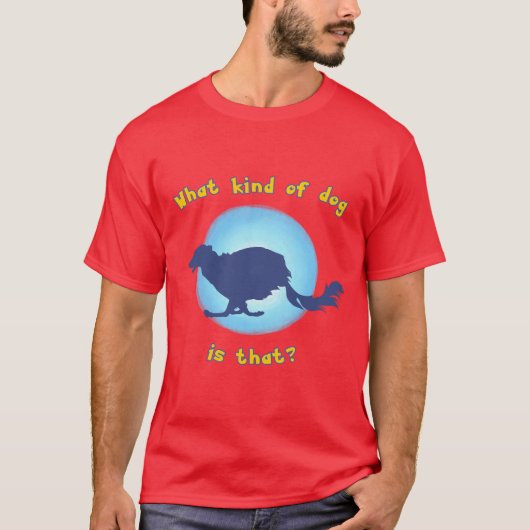 Wat voor soort hond is dat? (Silken windhond) T-shirt (Voorkant)
