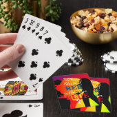 Wat voor soort rood is Blauw? Pokerkaarten (Insitu)