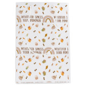 Wat voor spekjes je pompoen cadeau medium cadeauzakje (Voorkant)