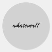 Wat voor Sticker (Voorkant)